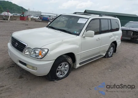 2000 Lexus Lx 470 из США, поврежденный, VIN JT6HT00W6Y0105658